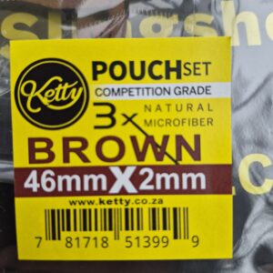 Ketty Brown Pouch - Competition Grade (medium / 46mm)